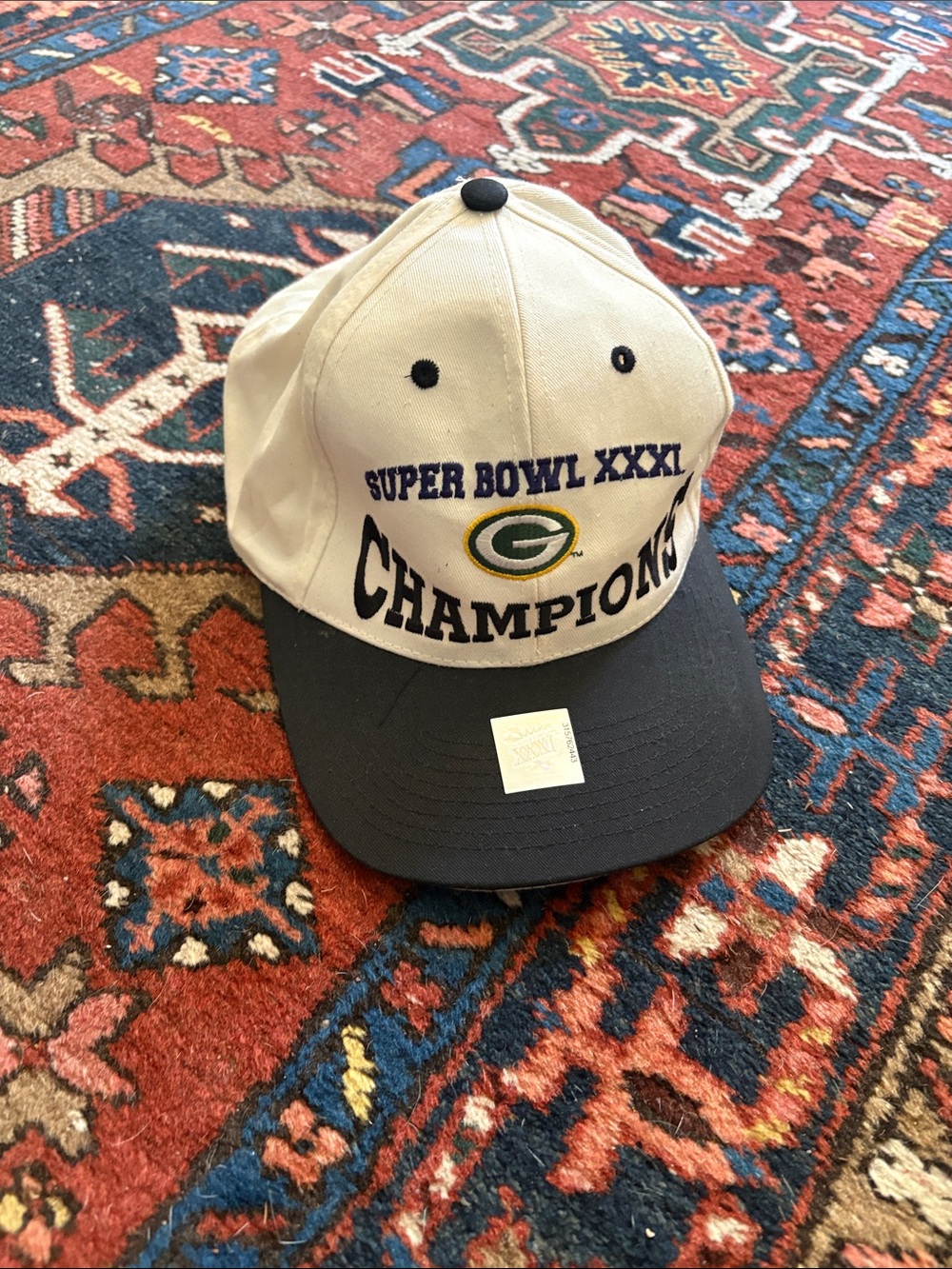 Green Bay Packers Super Bowl XXXI Champions Two-Tone Cap hat